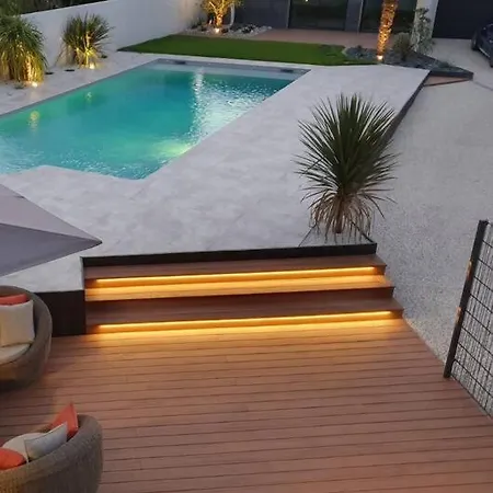Piscine A 10 Min De La Mer Et Des Plages * 滨海奥洛讷